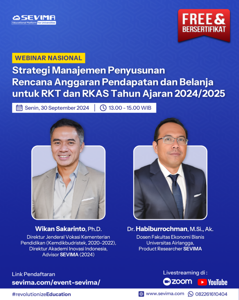 Webinar Nasional Strategi Manajemen Penyusunan Rencana Anggaran