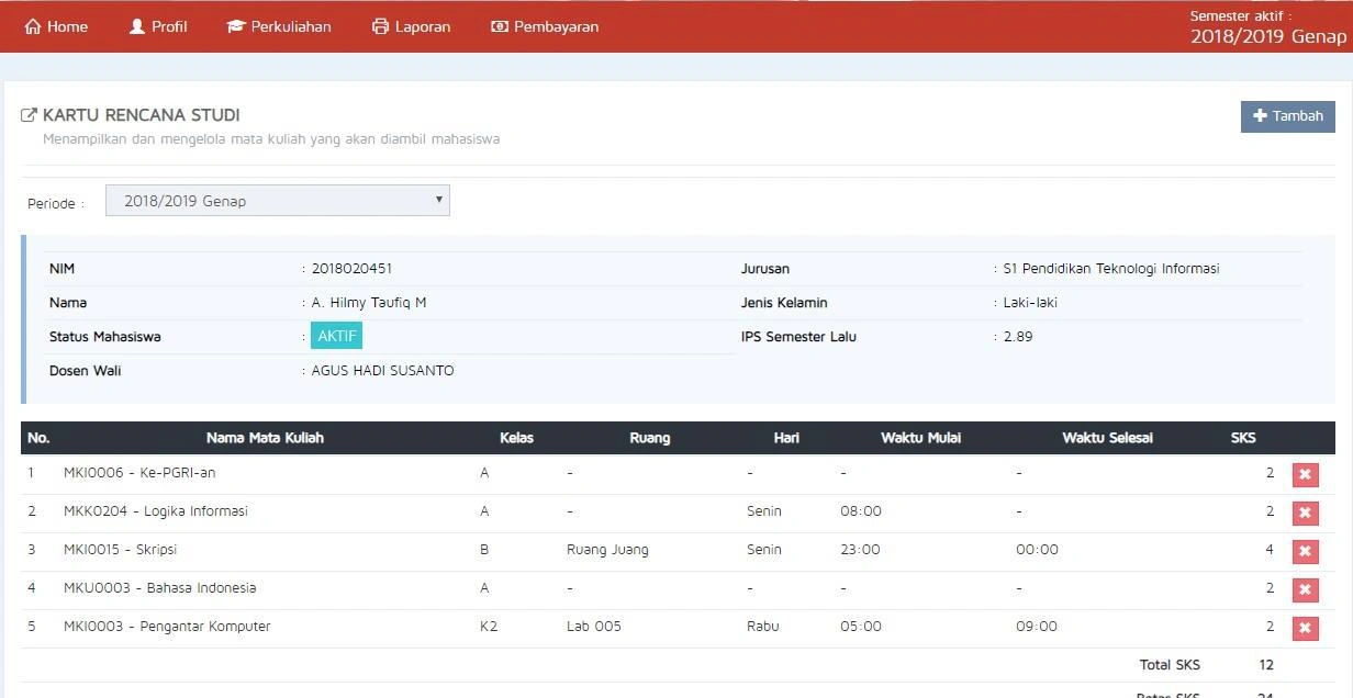 Gambar 3.1 — KRS Online