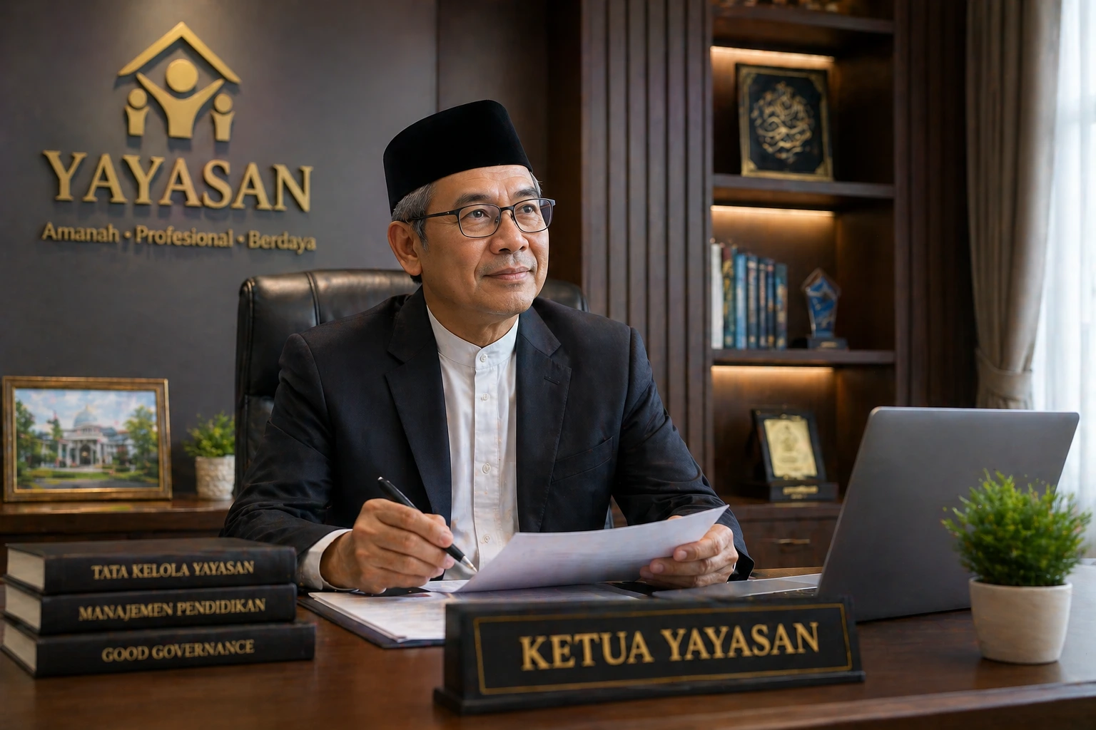Ilustrasi tata kelola yayasan dan pendidikan