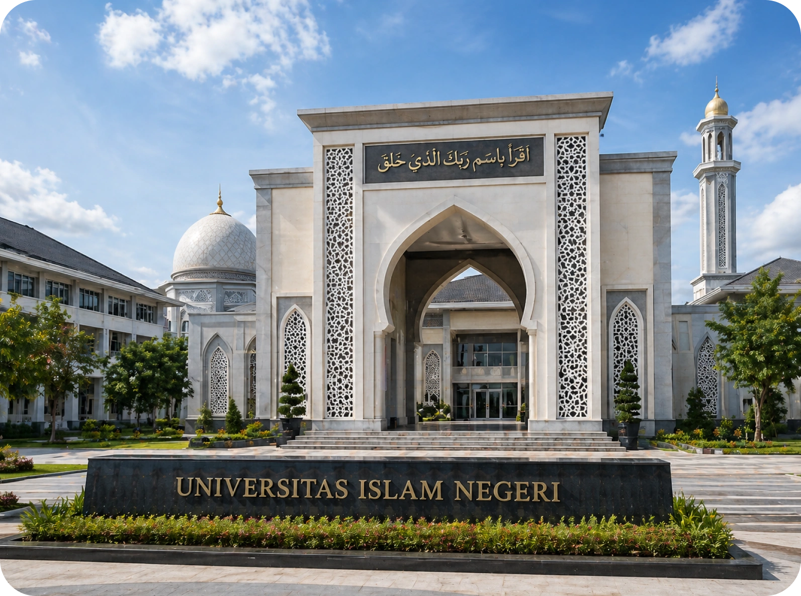 Ilustrasi kampus pendidikan tinggi keagamaan