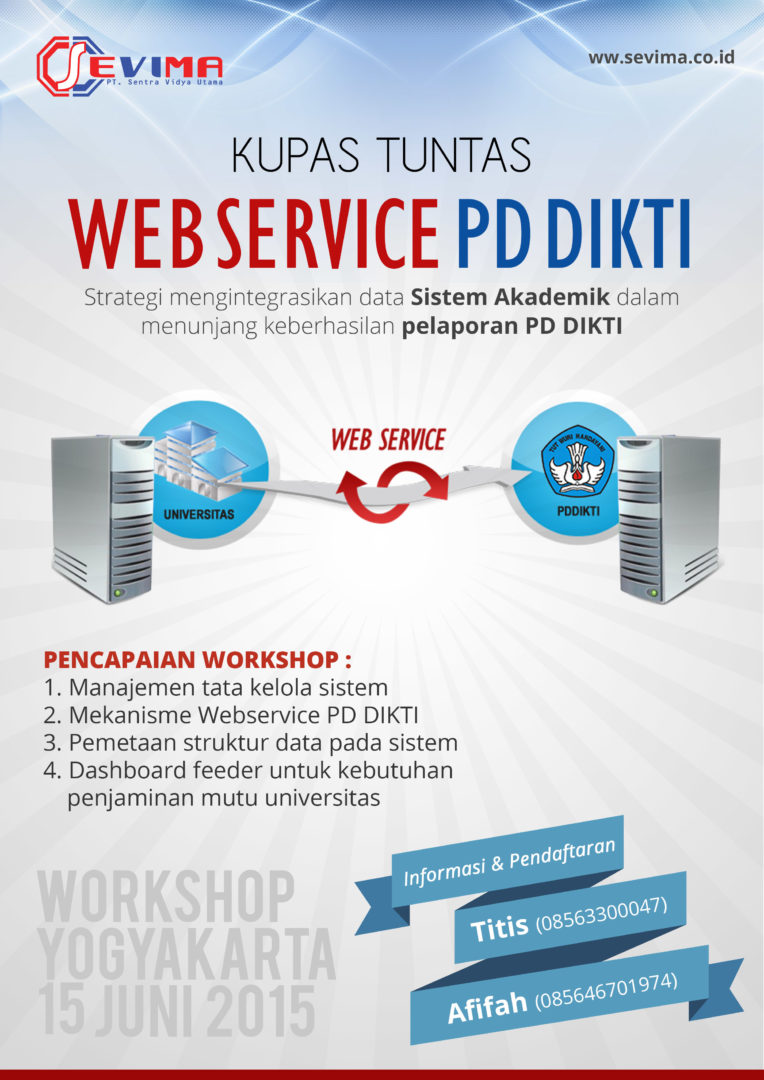 Pelatihan PDDIKTI Feeder dan Web-Service gel IV Yogyakarta