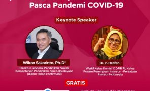 WEBINAR: Strategi Pernikahan Massal (Link and Match) Vokasi dan Industri Pasca Pandemi COVID-19