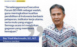 PJ Gubernur Jawa Barat Buka Executive Forum SEVIMA, Dihadiri Ratusan Rektor