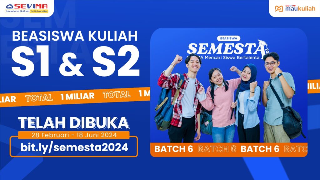 Pendaftaran Beasiswa SEVIMA 2024 Program Magister Dibuka, Ini Syarat ...