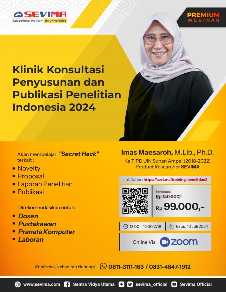 Webinar Premium: Klinik Konsultasi Penyusunan Dan Publikasi Penelitian ...