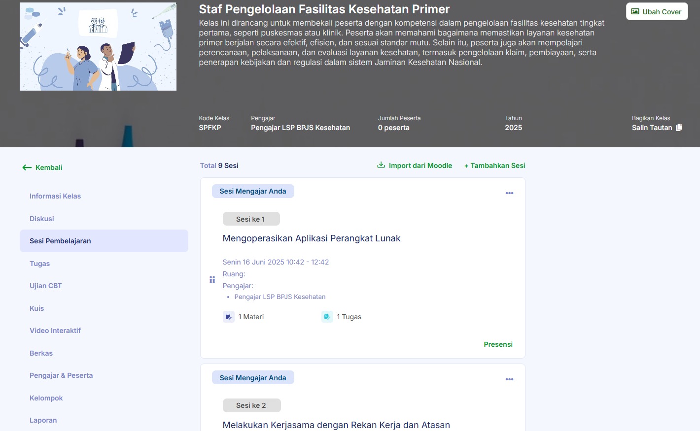 Pembelajaran terstruktur di Edlink