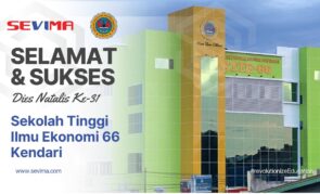 SEVIMA Ucapkan Dies Natalis STIE 66 Kendari