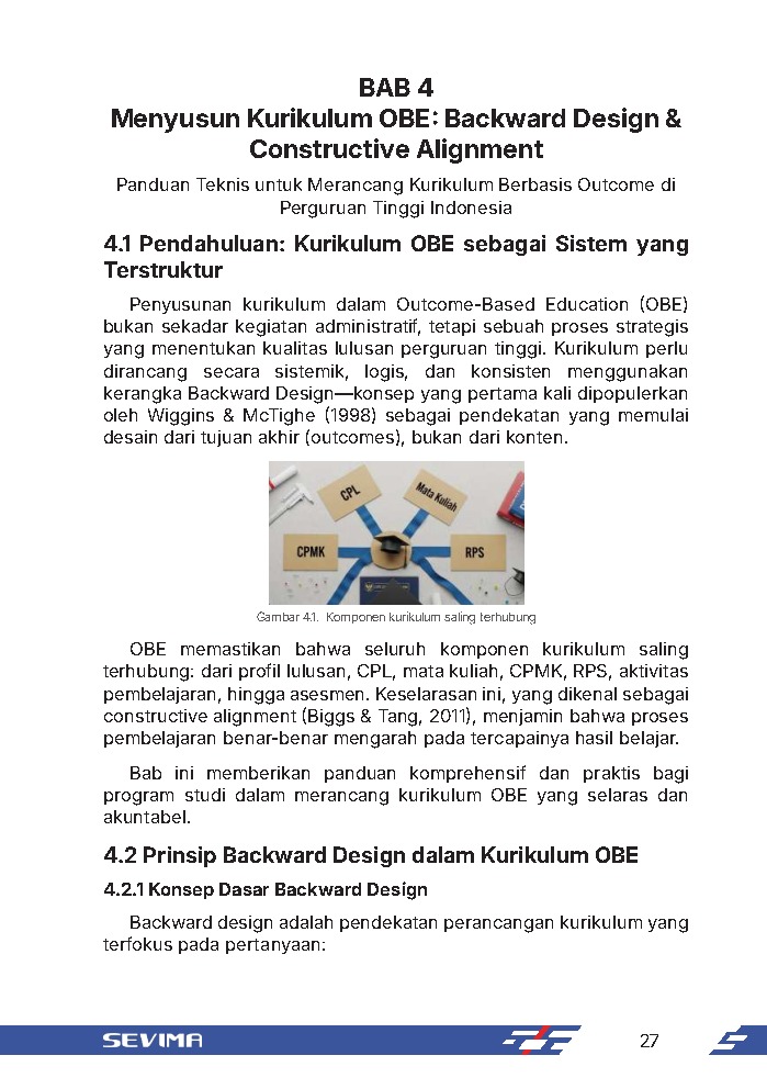 Outcome-Based  Education Panduan Komprehensif  untuk Perguruan Tinggi  Indonesia