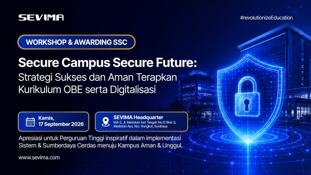Apresiasi untuk Perguruan Tinggi Inspiratif dalam Implementasi Sistem dan Sumber Daya Cerdas Menuju Kampus Aman & Unggul.